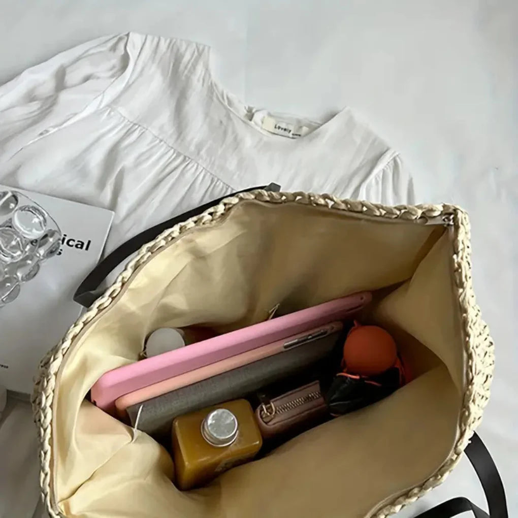 Women’s Woven Tote Bag – Stylish Carry-All for Daily Use