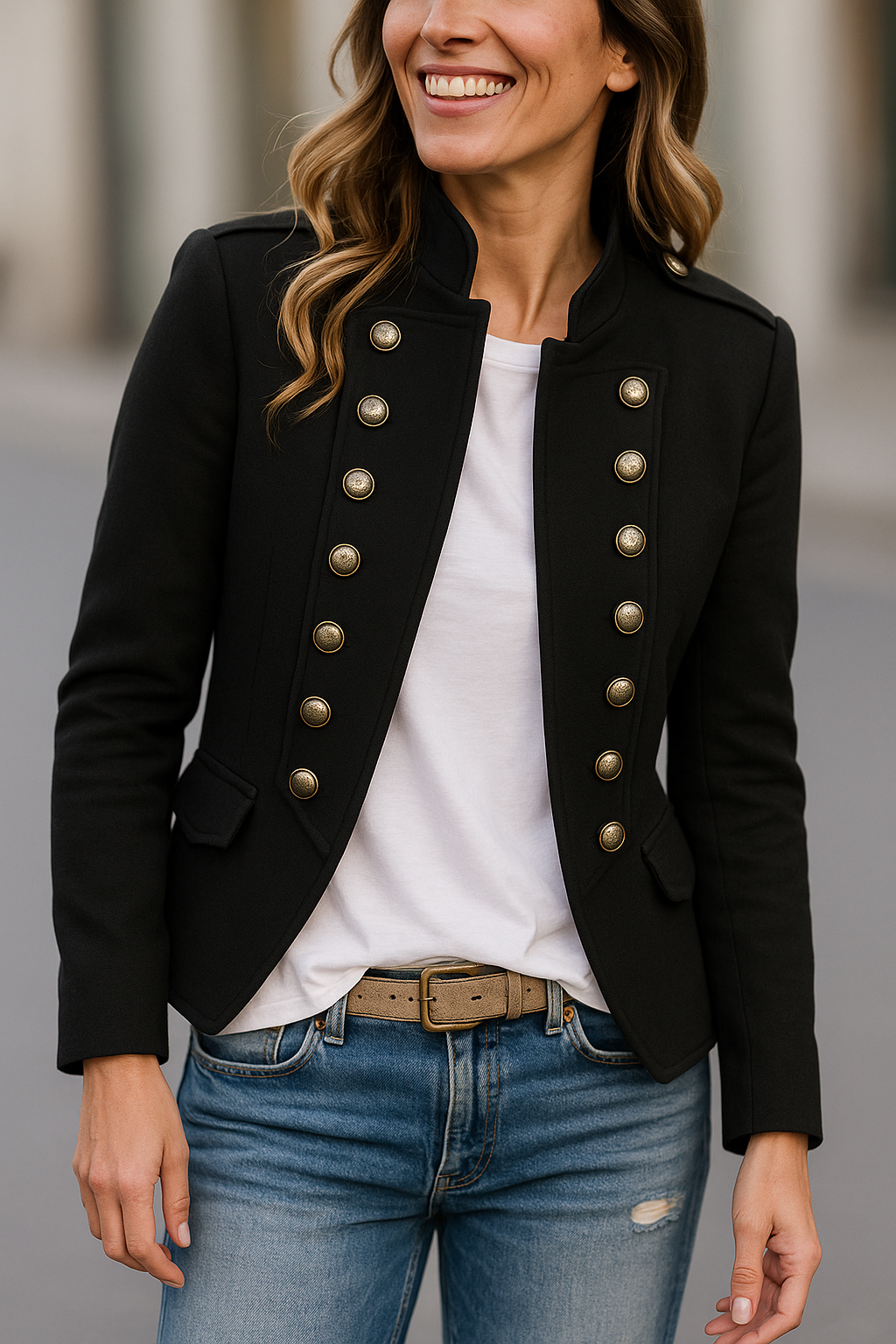 Bendira | Women’s Stand Collar Jacket | Tailored Fit & Modern Shape