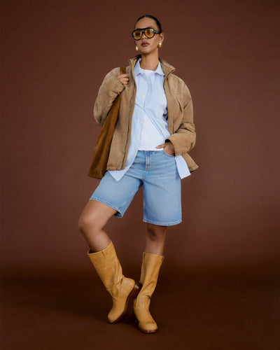 Vilarra | Women’s Stacked Heel Knee Boots | Bold Silhouette