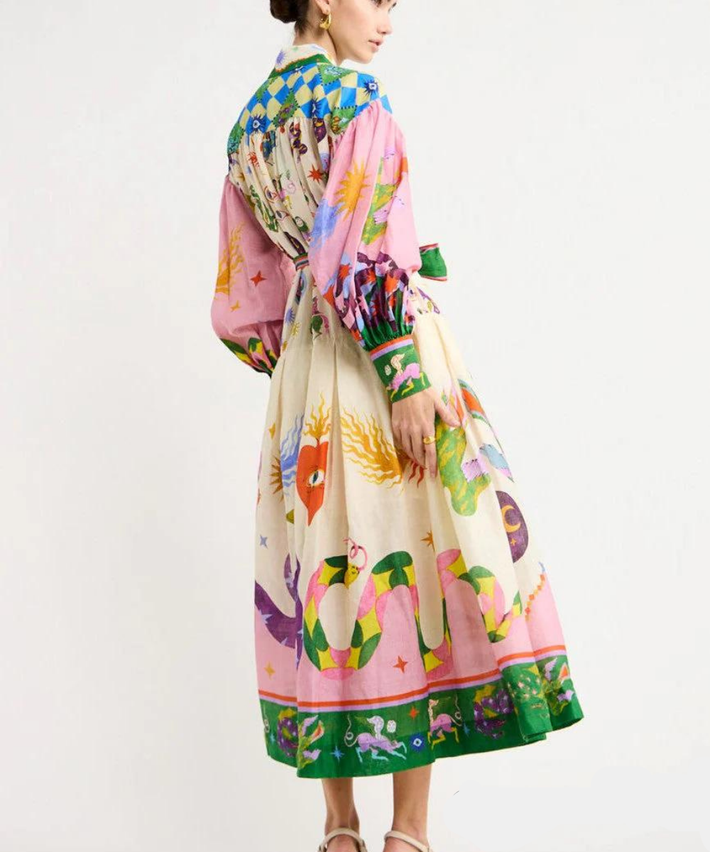 Verelina | Women’s Flowing Shape & Elegant Silhouette Maxi Dress
