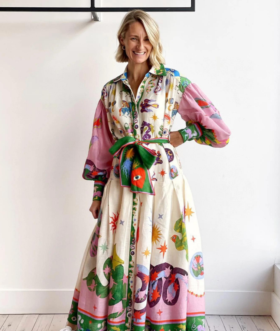 Verelina | Women’s Flowing Shape & Elegant Silhouette Maxi Dress