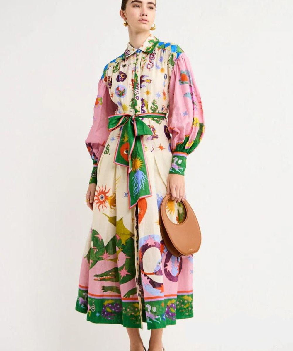Verelina | Women’s Flowing Shape & Elegant Silhouette Maxi Dress