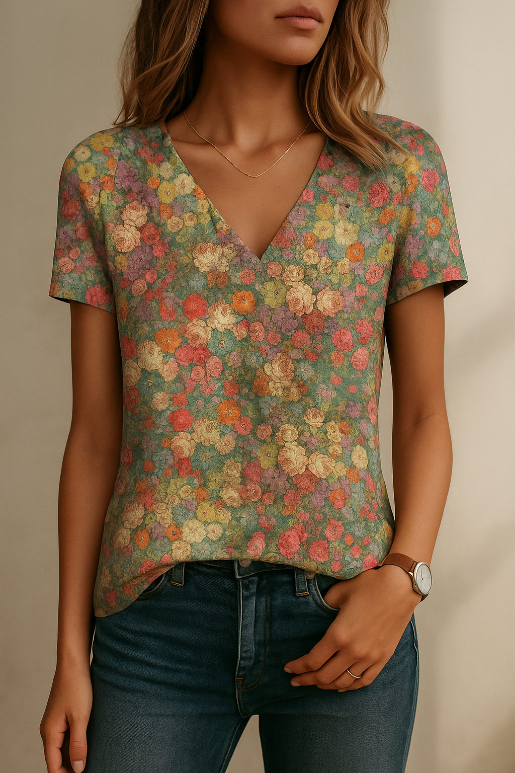 Bria | Women's Floral Vintage Shirt | Casual