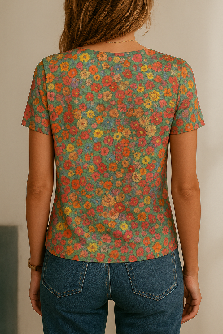 Bria | Women's Floral Vintage Shirt | Casual