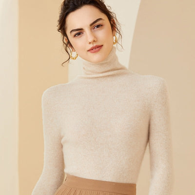 Elisora | Women’s Long Sleeve Turtleneck Sweater | Relaxed Fit & Seasonal Warmth