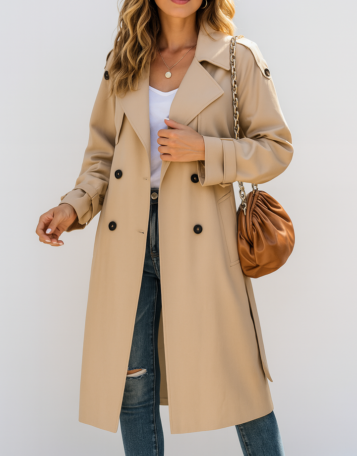 Charlenne | Women’s Elegant Trench Coat | Classic Style