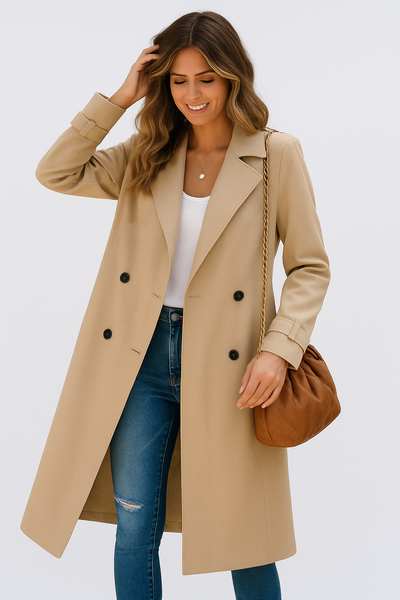 Charlenne | Women’s Elegant Trench Coat | Classic Style