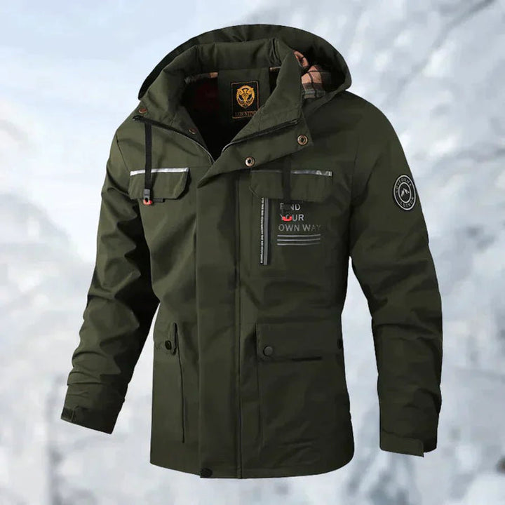Men's Wind and water-resistant Hooded Jacket