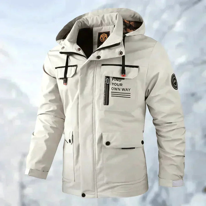 Men's Wind and water-resistant Hooded Jacket