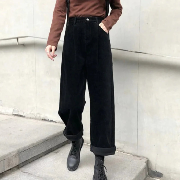 Women’s Corduroy Trousers  – Rich Texture with Casual Edge