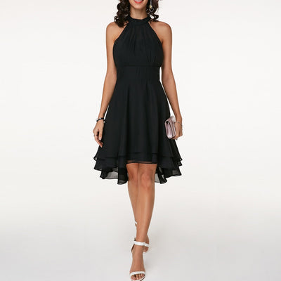 Dafina | Women's Halter Casual Midi Dress | Chic