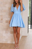 Elegant and  Flowy Fit Mini Dress