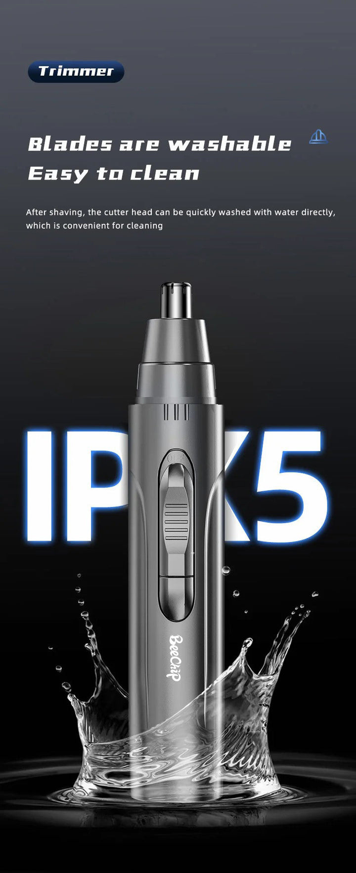 Painless Nose & Ear Hair Trimmer