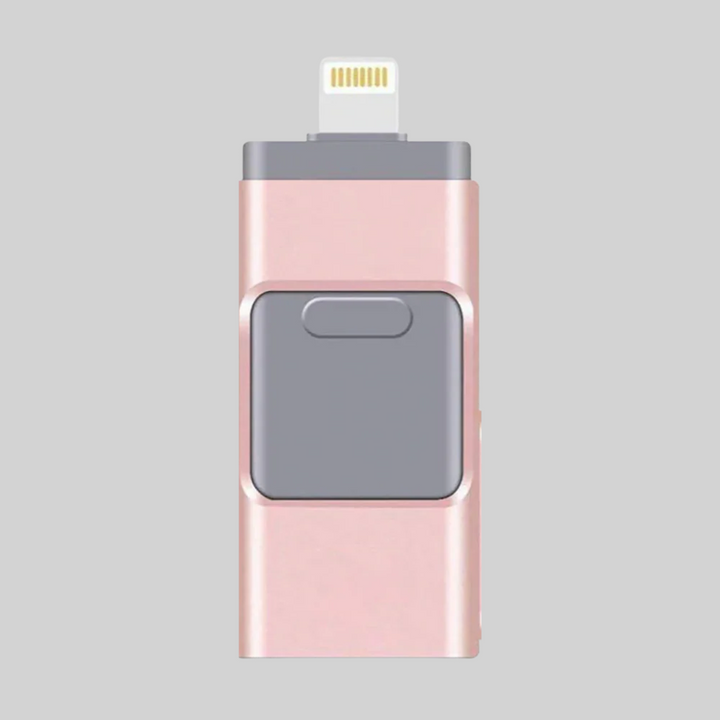 4-in-1 USB Flash Drive – Multi-Connector Storage Solution