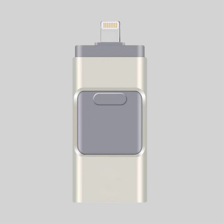 4-in-1 USB Flash Drive – Multi-Connector Storage Solution