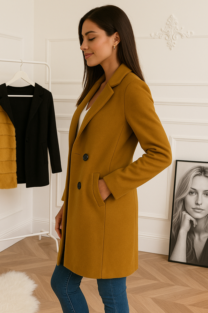 Elarija | Women's Hooded Toggle Button-Up Winter Outwear Coat