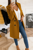 Elarija | Women's Hooded Toggle Button-Up Winter Outwear Coat