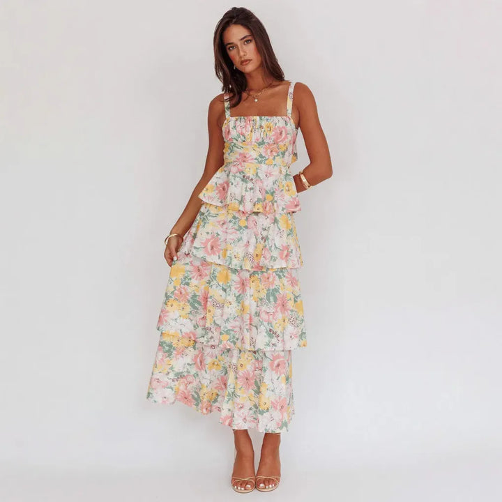 Boho Floral Maxi Dress