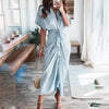 Gileni | Women's Tulip Long Back Midi Dress | Collared