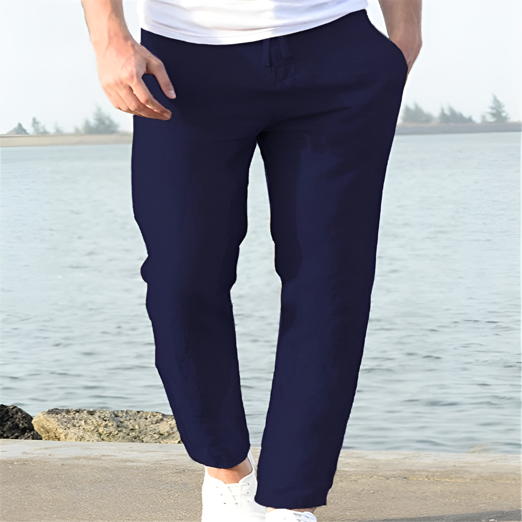 Men’s Linen Summer Trousers – Casual Style with Airy Design