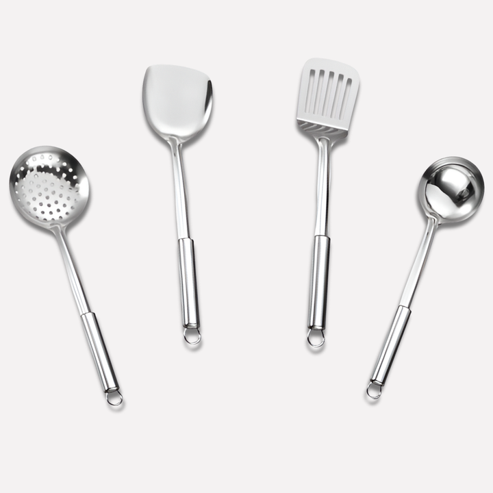 Kitchen Tool Set of Stainless Steel Utensils