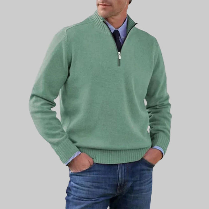 Men’s Half-Zip Sweater – Layered Style with Seasonal Appeal