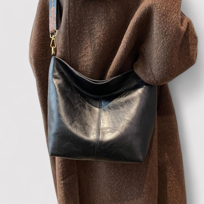 Leather Bag with Large Capacity for women