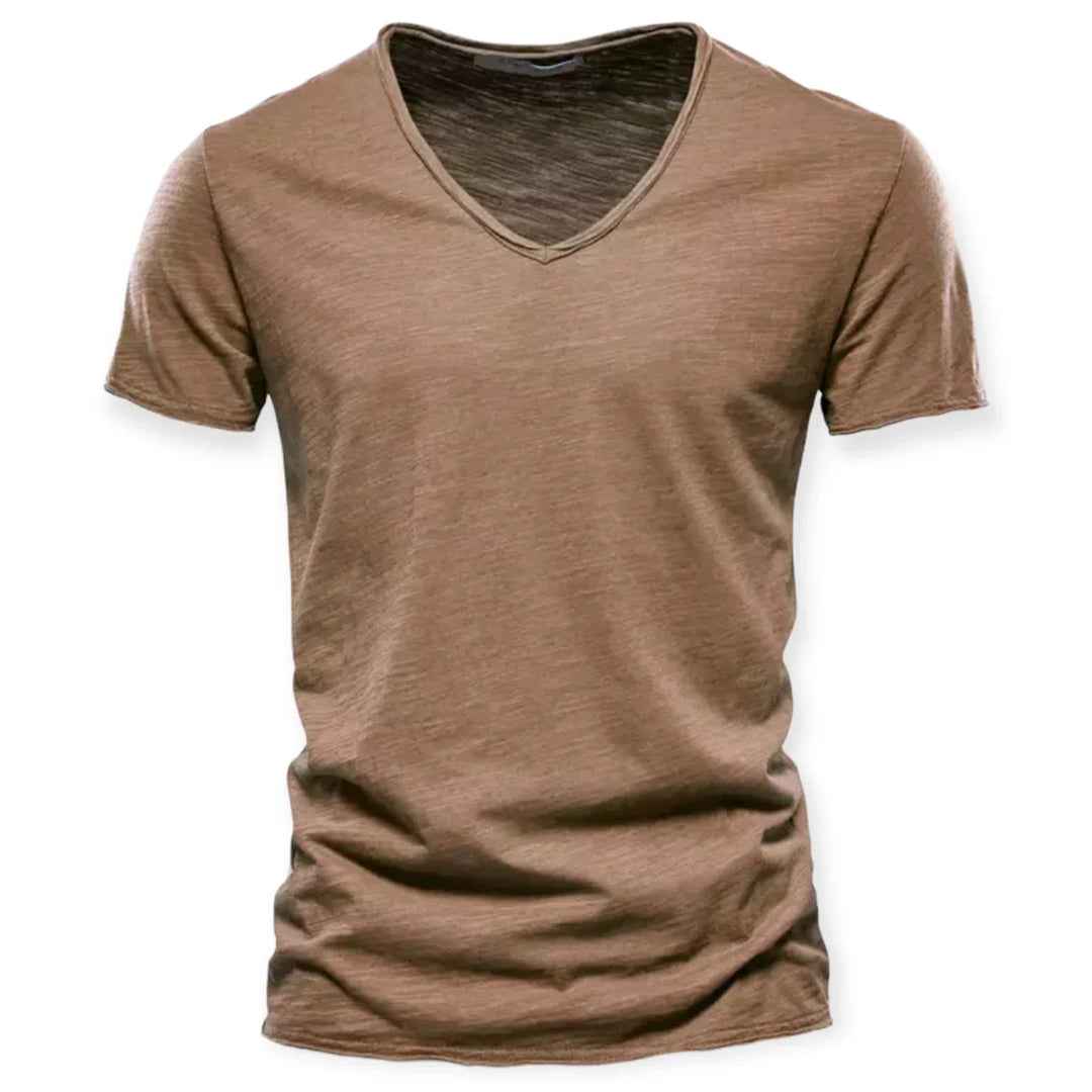 Casual Men’s V-neck Shirt – Comfortable and Versatile for Every Day