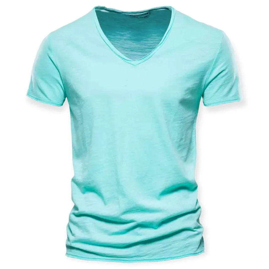 Casual Men’s V-neck Shirt – Comfortable and Versatile for Every Day
