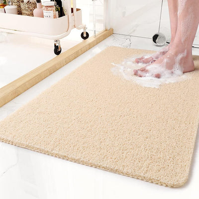 Non-Slip PVC Bath Rug with Soft Foot Massage Surface