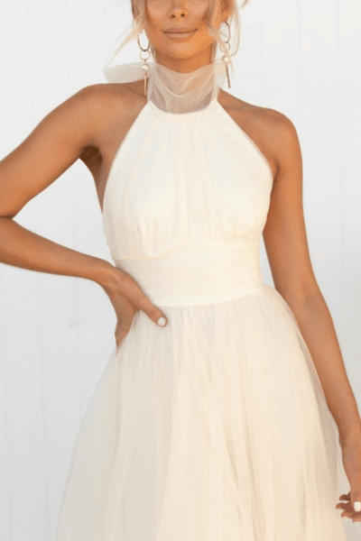 Joyce | Women's Elegant Halter Tulle Dress | Chic