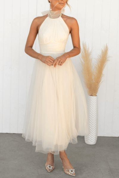 Joyce | Women's Elegant Halter Tulle Dress | Chic