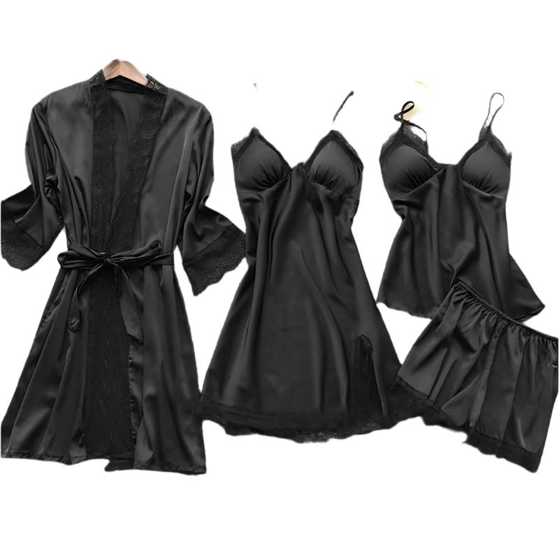 Kusette | Women's Silk Sleepwear Set | Robe