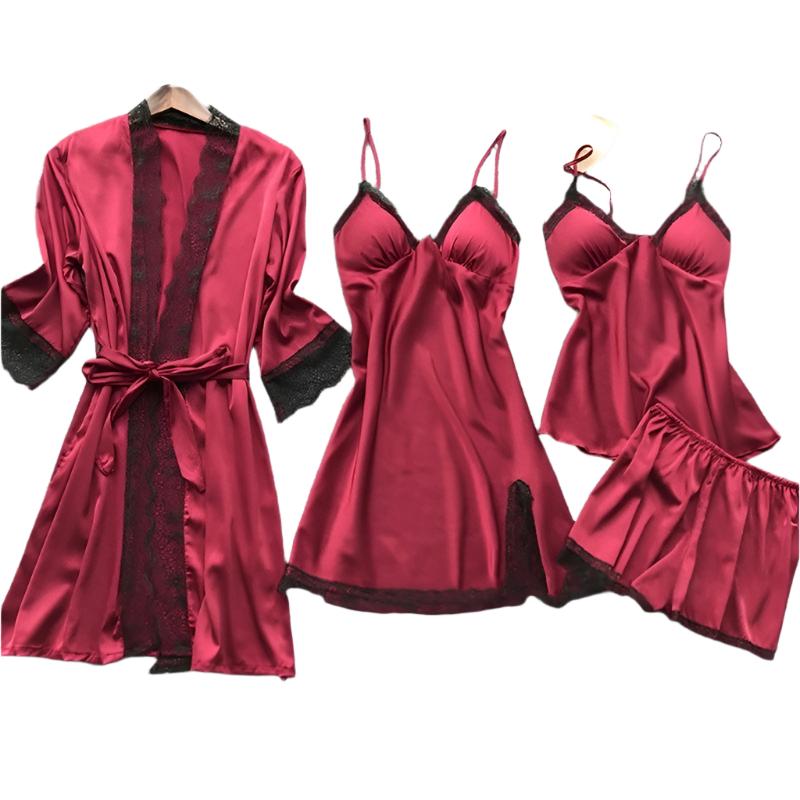 Kusette | Women's Silk Sleepwear Set | Robe