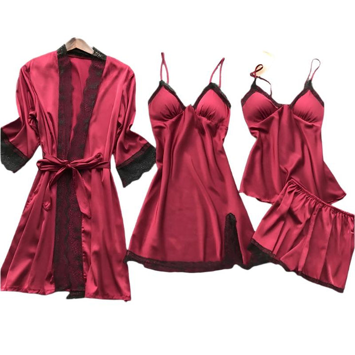Kusette | Women's Silk Sleepwear Set | Robe