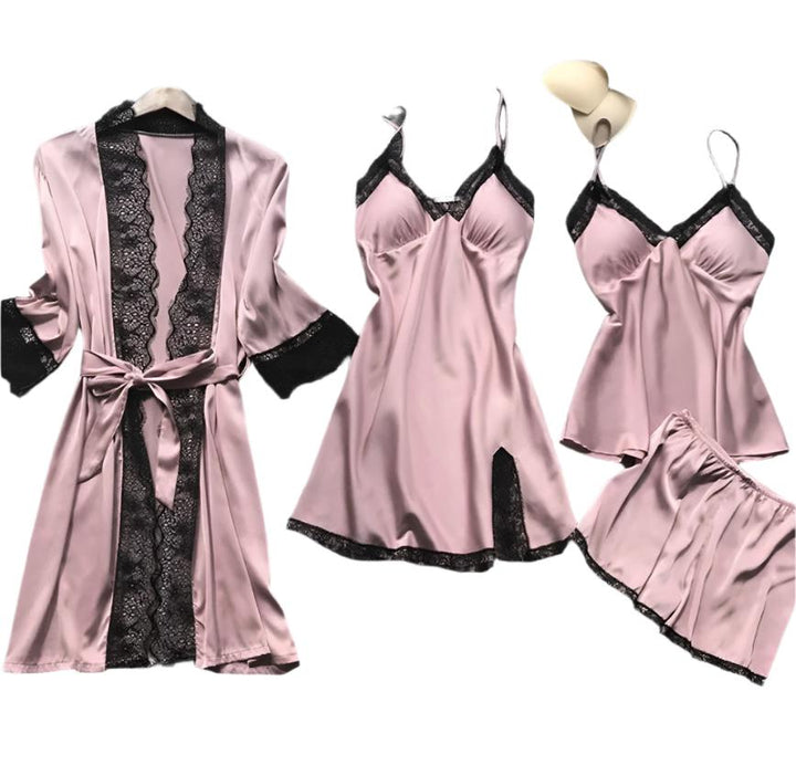 Kusette | Women's Silk Sleepwear Set | Robe
