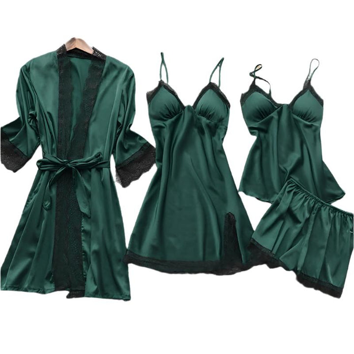 Kusette | Women's Silk Sleepwear Set | Robe