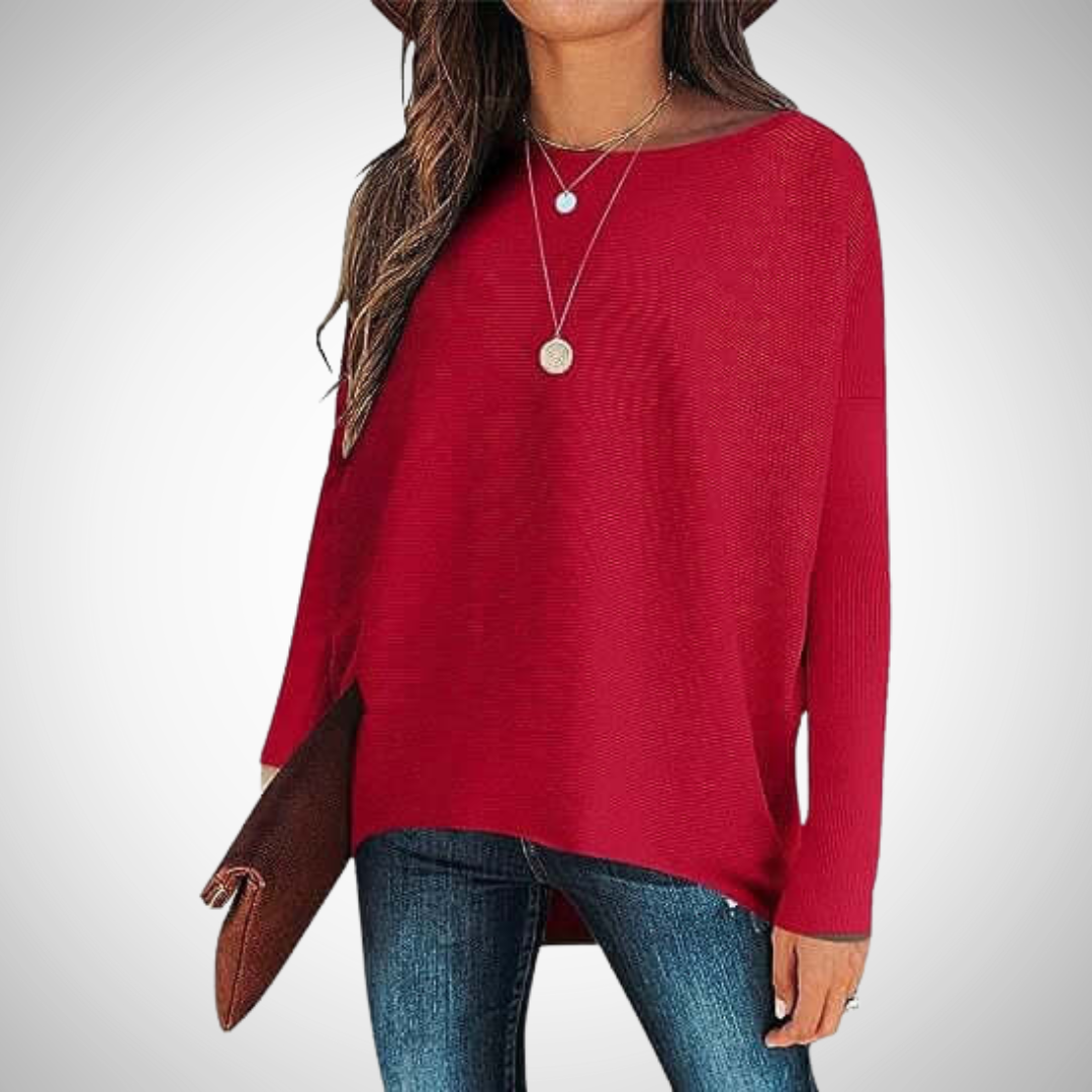 Maelis | Women’s Relaxed Fit Cozy Oversized Sweater | Chic