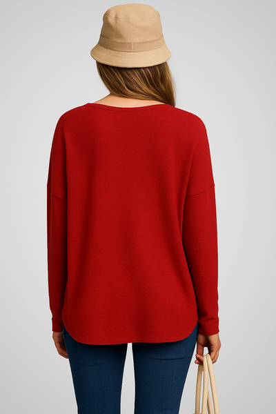 Maelis | Women’s Relaxed Fit Cozy Oversized Sweater | Chic