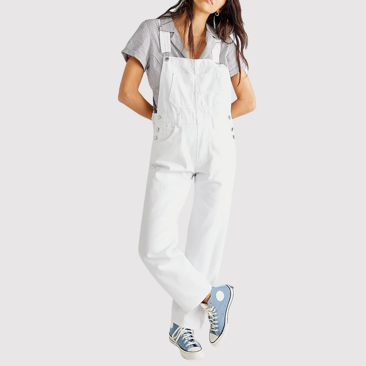 Mauly | Women's Wide-Leg Jumpsuit | Belted Waist & Sleeveless Design