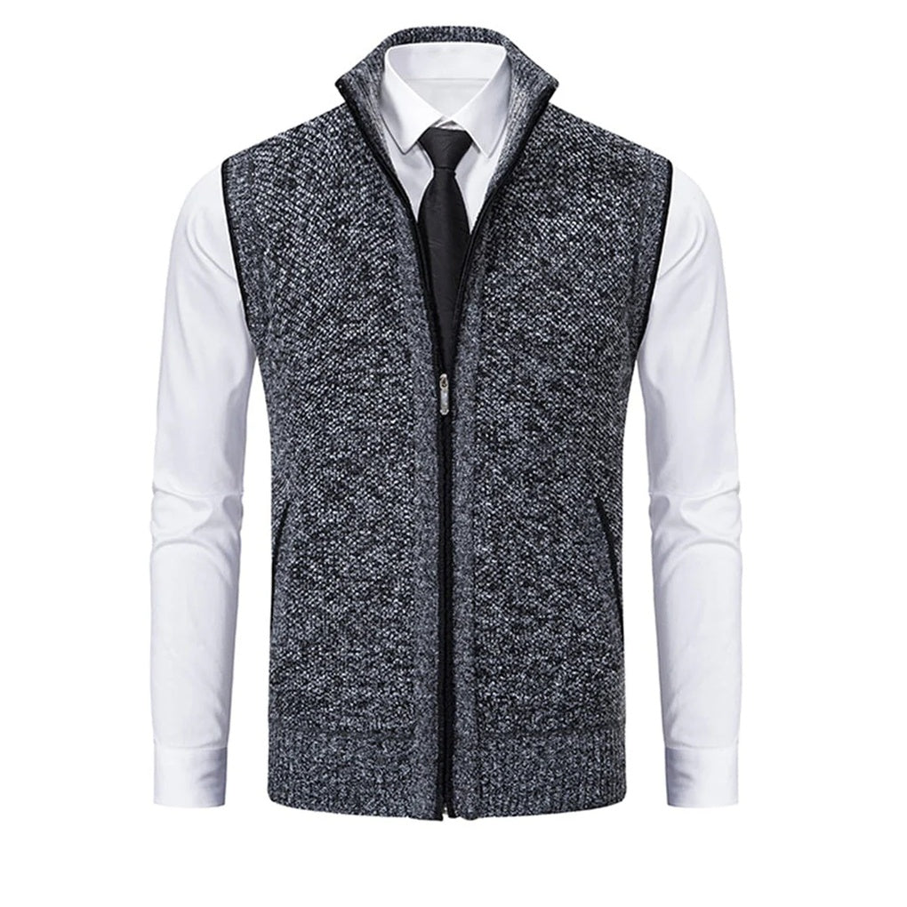 Stylish Men’s Vest — Polished Layer with Refined Details