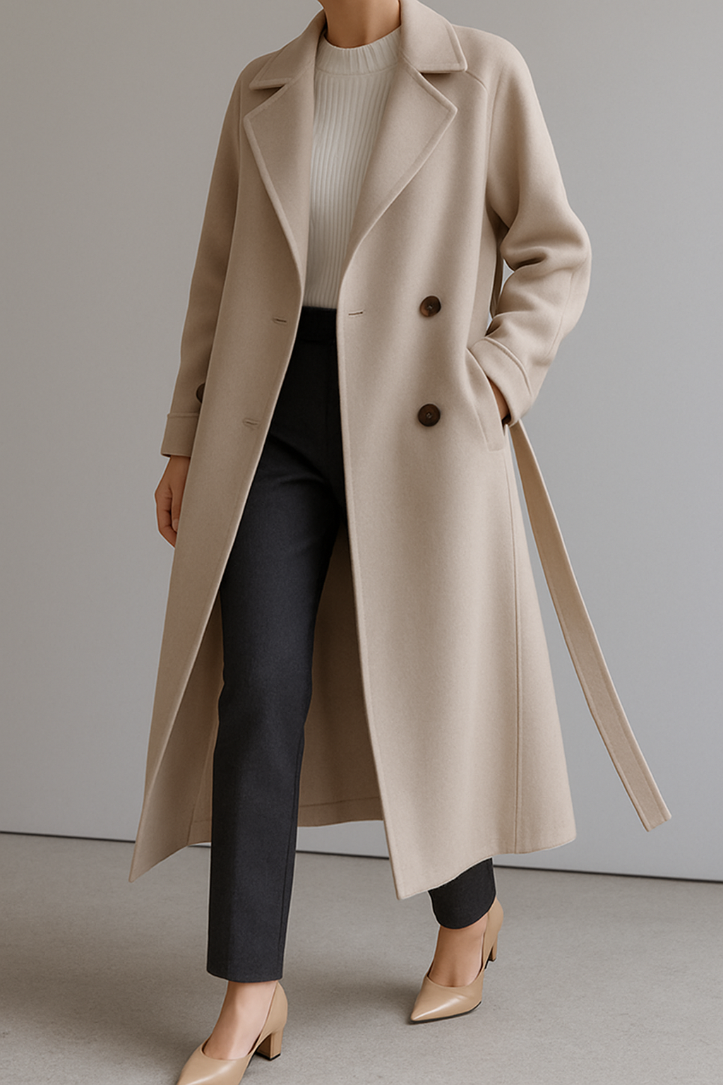Nadia | Women’s Tailored Trench Coat | Classic Fit