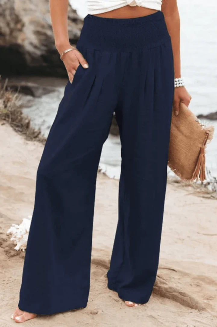 Elegant Stretchy Palazzo Pants for Women