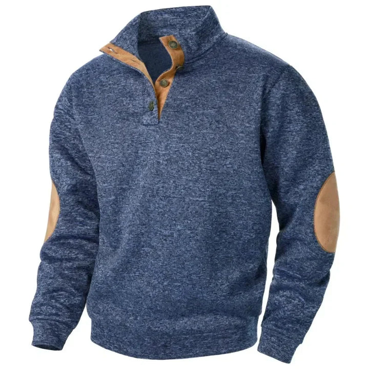 Men's V-Neck Sweatshirt for Outdoor and Casual Style