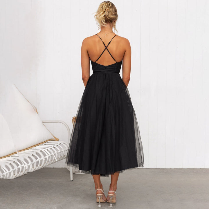 Novan | Women’s Elegant Festive Midi Dress | Casual