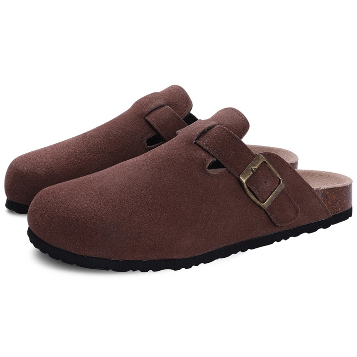 Suede Cork Slippers for Women