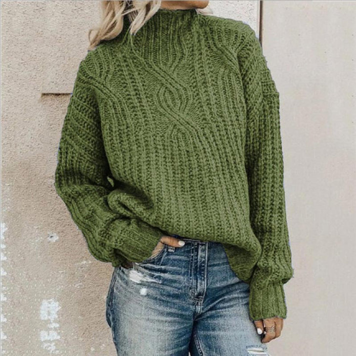 Women’s Elegant Knit Sweater – Subtle Texture with Refined Style