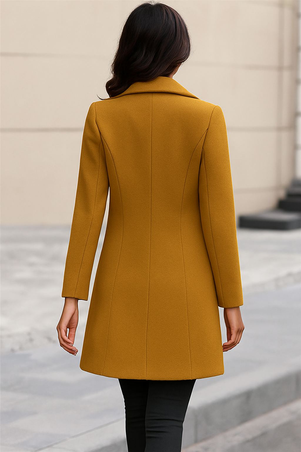 Rhonda | Women's 3 Buttons Coat | Long