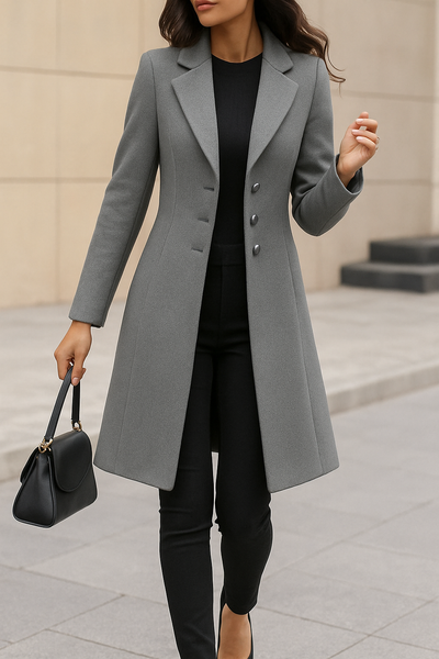 Rhonda | Women's 3 Buttons Coat | Long