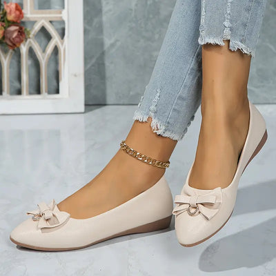 Risha | Women's Chic Bow Doll Shoes | Elegant